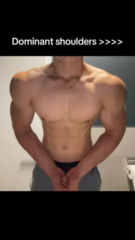 Best muscle you can have overdeveloped #shoulders #GymTok #fyp