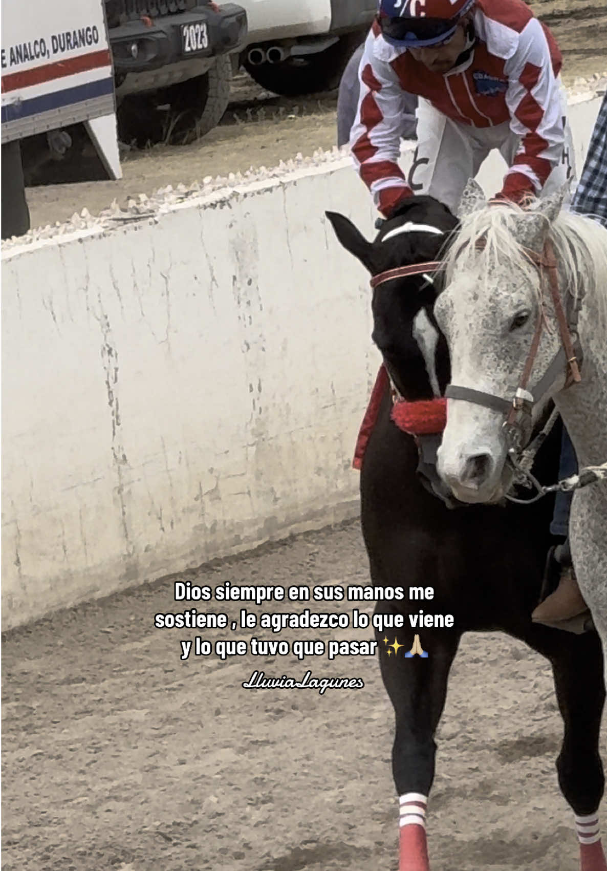 🙌🏼✨#cuartodemilla #lluvialagunes #fotosdecaballos #imperiocarrerero #CarrerasDeCaballos #caballos #cuadralaesperanza🔵⚪️ #fpy 
