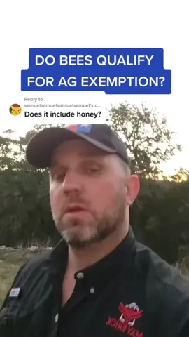 Do bees qualify for AG exemption? #bees #ag #Texas #agexempt #wildlife #jamesbigleyranches