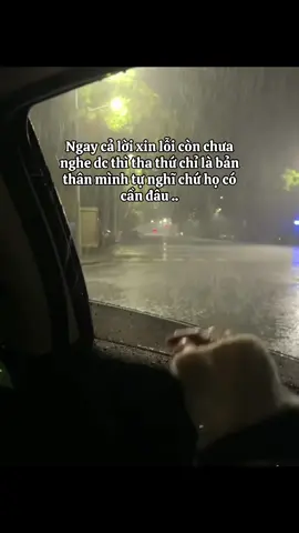 Ngay cả lời xin lỗi còn chưa nghe dc thì tha thứ chỉ là bản thân mình tự nghĩ chứ họ có cần đâu ..
