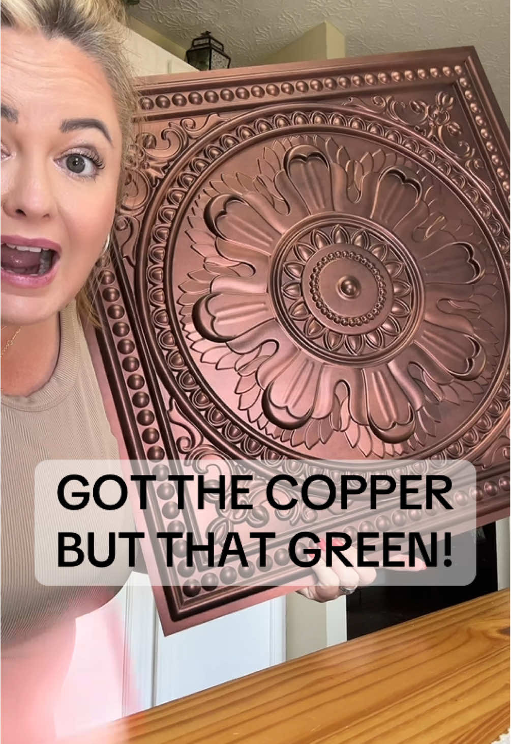 These gorgeous copper ceiling tiles are going to look so beautiful in my home! #WallTile #WallTiles #CeilingTile #CeilingTileTiles #FloorTileTiles #CopperTiles #BlackTiles #RenterFriendlyTiles #Ceiling #Walls #AccentWall #AccentWalls #AccentWallIdeas #Hallway #HallwayDesign #HallwayUpgrades #HomeUpgrades #HomeDIY #DIYHomeProjects #EasyHomeProjects #EasyAccentWall 