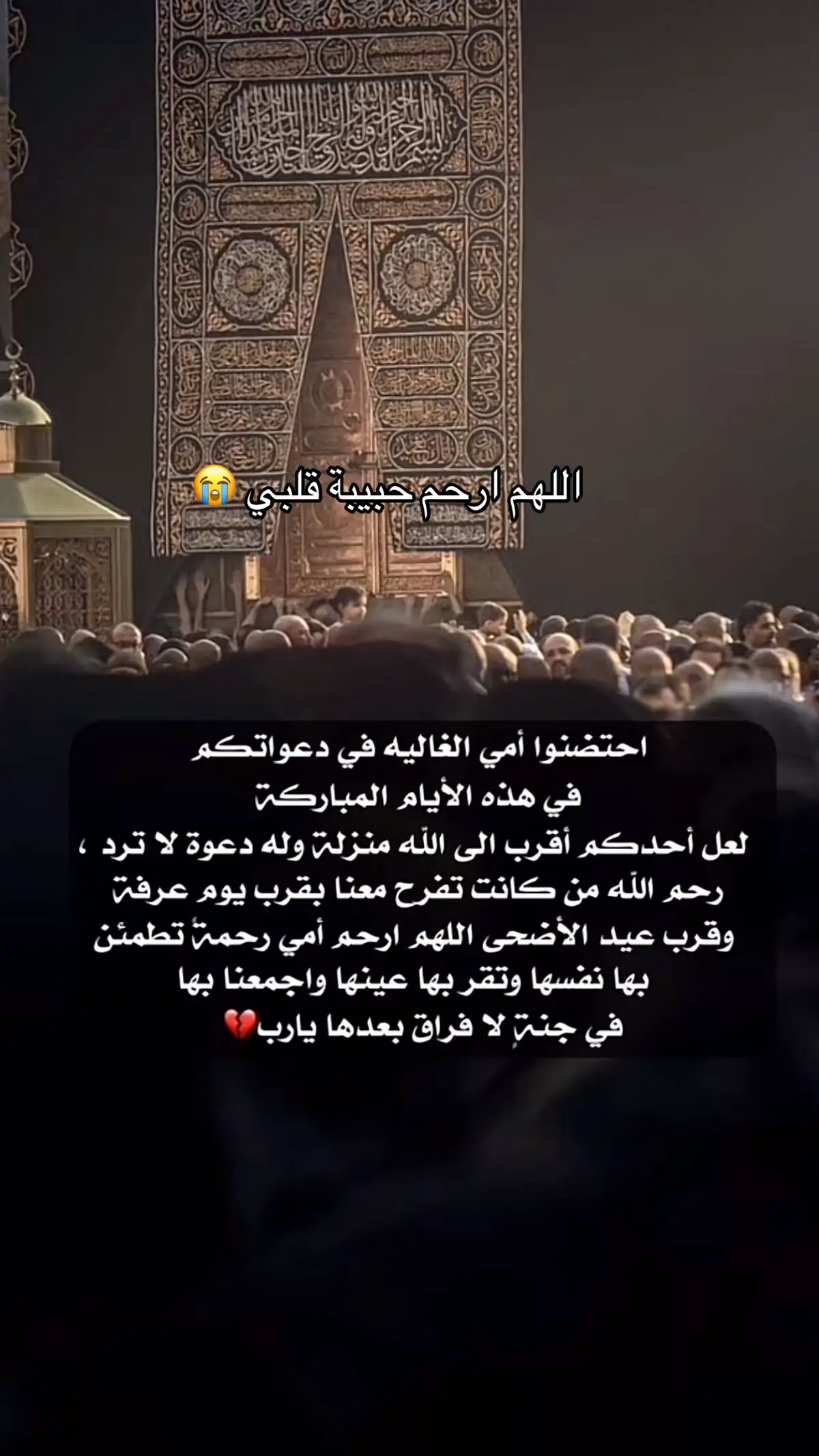 #رحمك_الله_يا_فقيدة_قلبي💔  #أمي 