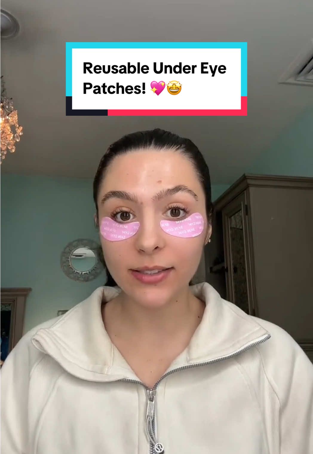 Obsessed 🤩!! The lovely @alexa ♡ shines bright using our Reusable Eye Patches! ✨💖 #fyp #undereyepatches #undereyepatch #undereyecircles #skingym #undereyebrightener  #siliconepatches 