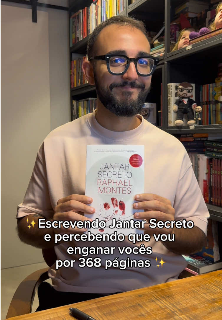 Tudo conforme o planejado! 🤭 #BookTokBrasil #BookTok #Livros #JantarSecreto #RaphaelMontes