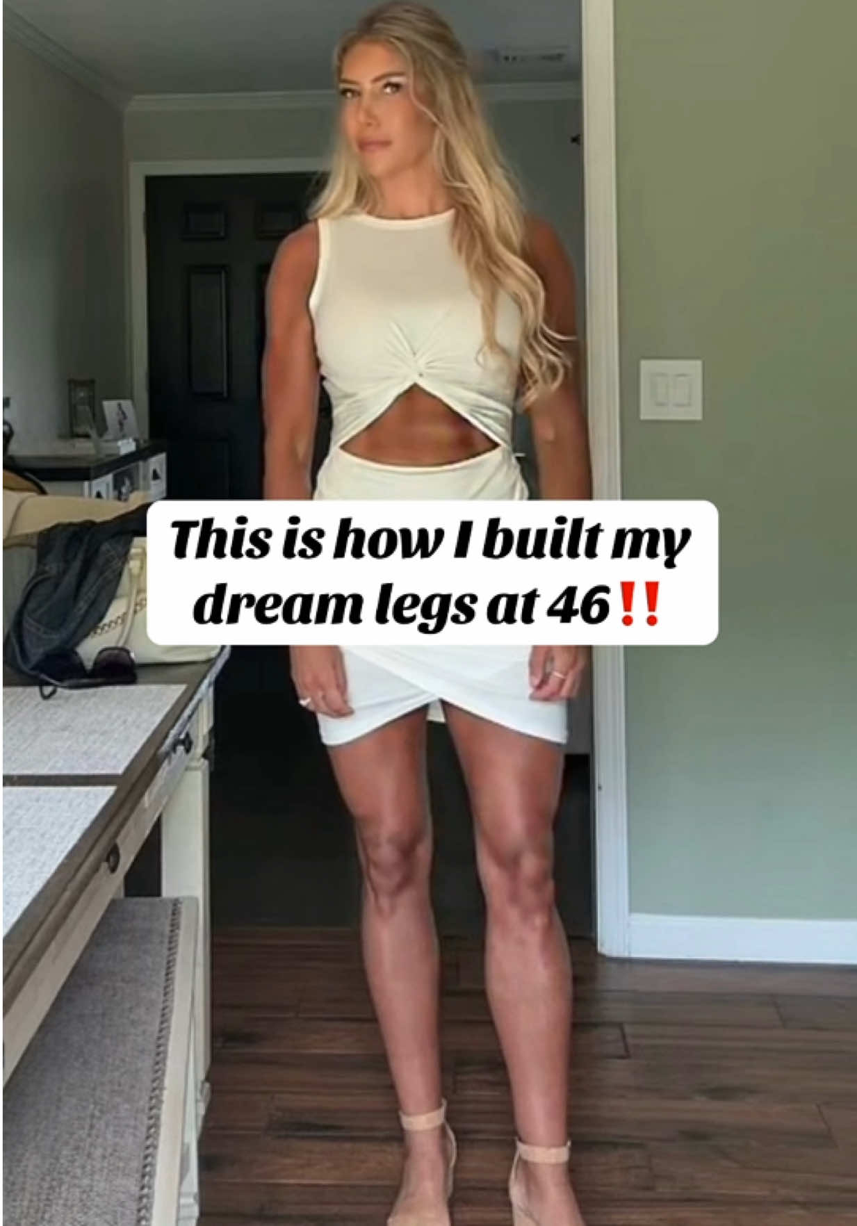 #creatorsearchinsights 💯 lifting weights are why I have my dream legs at 46‼️ #fitover40 #over40club #over45 #fitnessover #dreambody #bodygoal #selfcareroutine #womenover40 #fitwomen #genx #muscle #fyppppppppppppp 