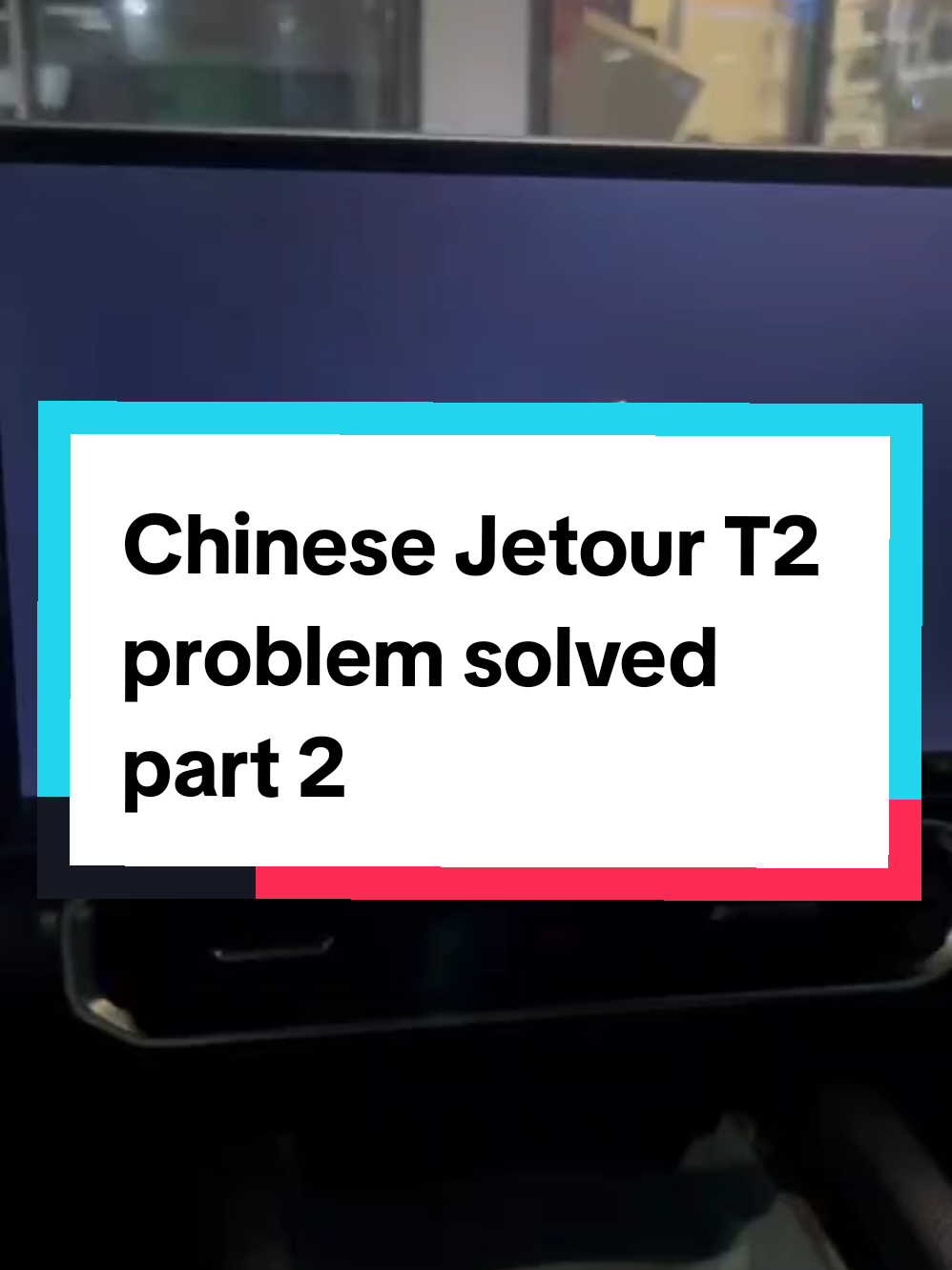 #jetour #t2 #jetourt2 #problem #displayoff #doha #qatar  The problem SOLVED !!! 15 second display off