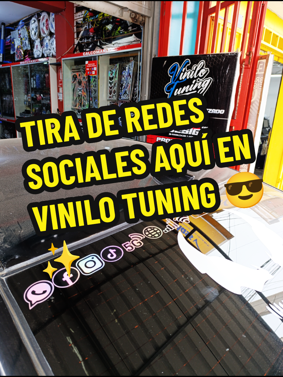 Tira de redes sociales 😎✨ #tuningcar #calcomanias #vinilos #sticker 