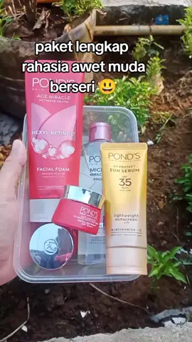 Pond's age miracle  anti aging. paket lengkap. siap membantu wajahmu glowing maksimal 🤩😍 #pondsagemiracle  #antiaging  #paketlengkap 