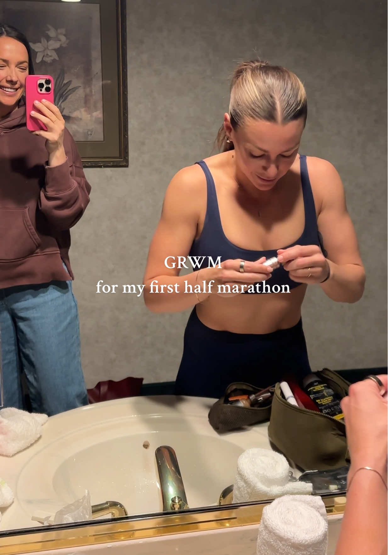 half marathon vlog!! luckily didn’t need the waterproof mascara  #halfmarathon #buffalomarathon #marathon #Running #runtok 