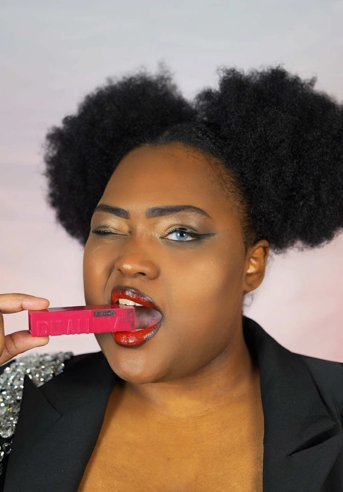 Introducing…HER 🤩 (Vibrant Red Lipstick💋: @mlsmileofficial) #fyp #foryoupage #foryou #fypツ #makeuptransition 