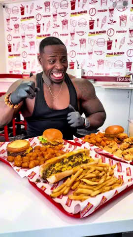 Take your time before the bite 🍔 @officaltimeburger • 📍9858 Bustleton Avenue Philadelphia, Pennsylvania • • • #burger #restaurant #happy #Foodie #dance