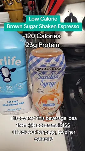 @icedcaramelRISS #icedcoffee #brownsugarshakenespresso #lowcalorie #caloriedeficit #fyp #healthjourney #oklahoma 