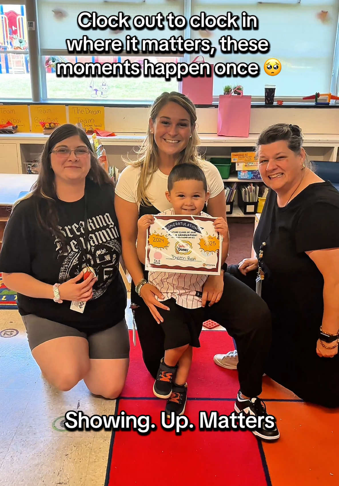I’ll never regret choosing them every time #graduation #fypシ #preschool #showingupmatters 