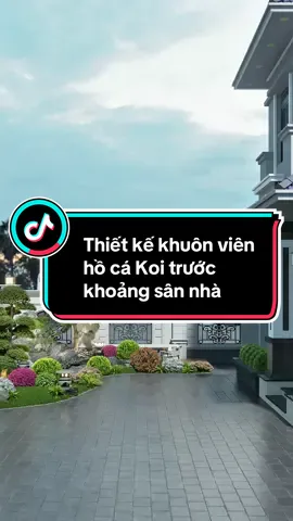 Một chiếc hồ cá Koi bằng đá Vân Mây trước sân nhà – không chỉ tôn lên vẻ đẹp sang trọng, hài hòa với thiên nhiên, mà còn mang đến giá trị tinh thần sâu sắc. Tiếng nước róc rách, sắc màu Koi uyển chuyển như thổi hồn vào không gian sống, đem lại cảm giác an yên mỗi ngày. #sanvuonphuongdong #sanvuondep #canhquansanvuon #thietkebietthu #thietkebietthu #thietkecanhquan