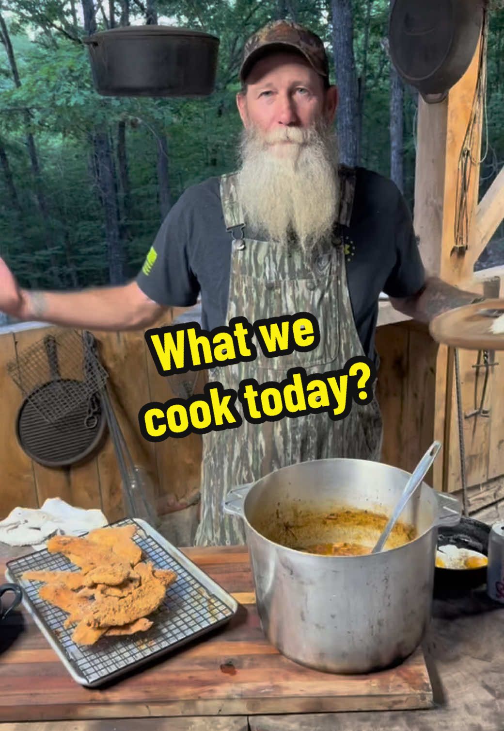 White Beans and fresh Sac a lait #whatwecookedtoday #comfortfood #fyp #cajuninthemountains 
