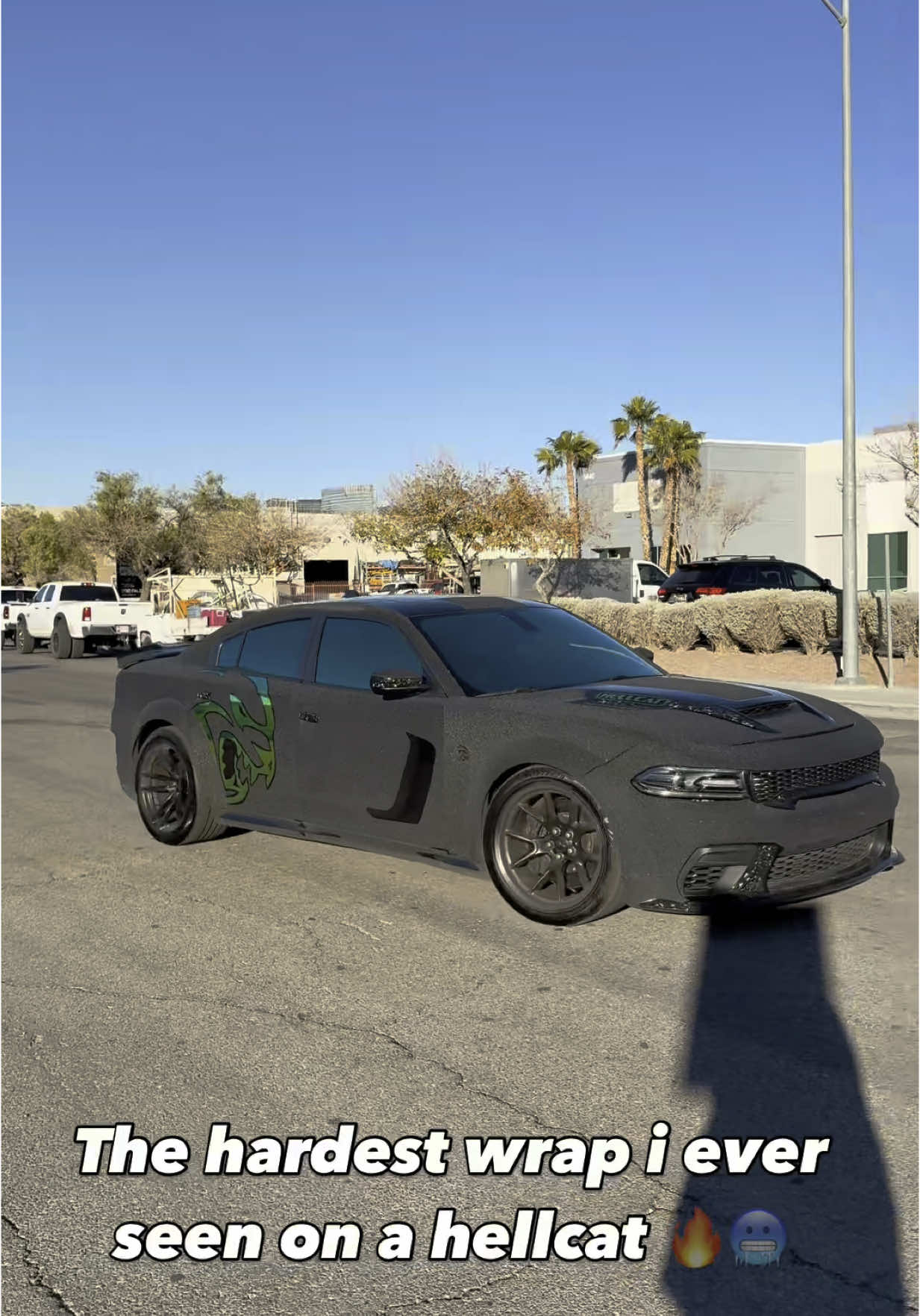 The hardest wrap i ever seen on a hellcat 🔥🥶