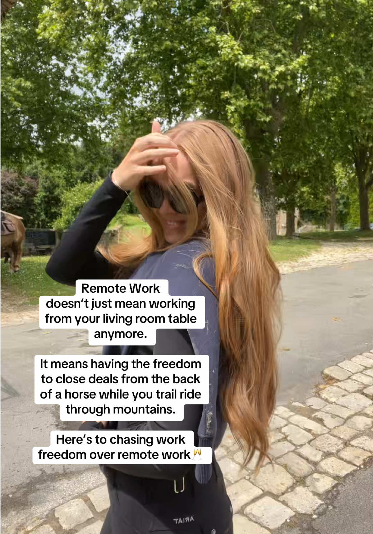 Remote work + work freedom🥂 #remotework #workfreedom #freedom #lifefreedom #free 