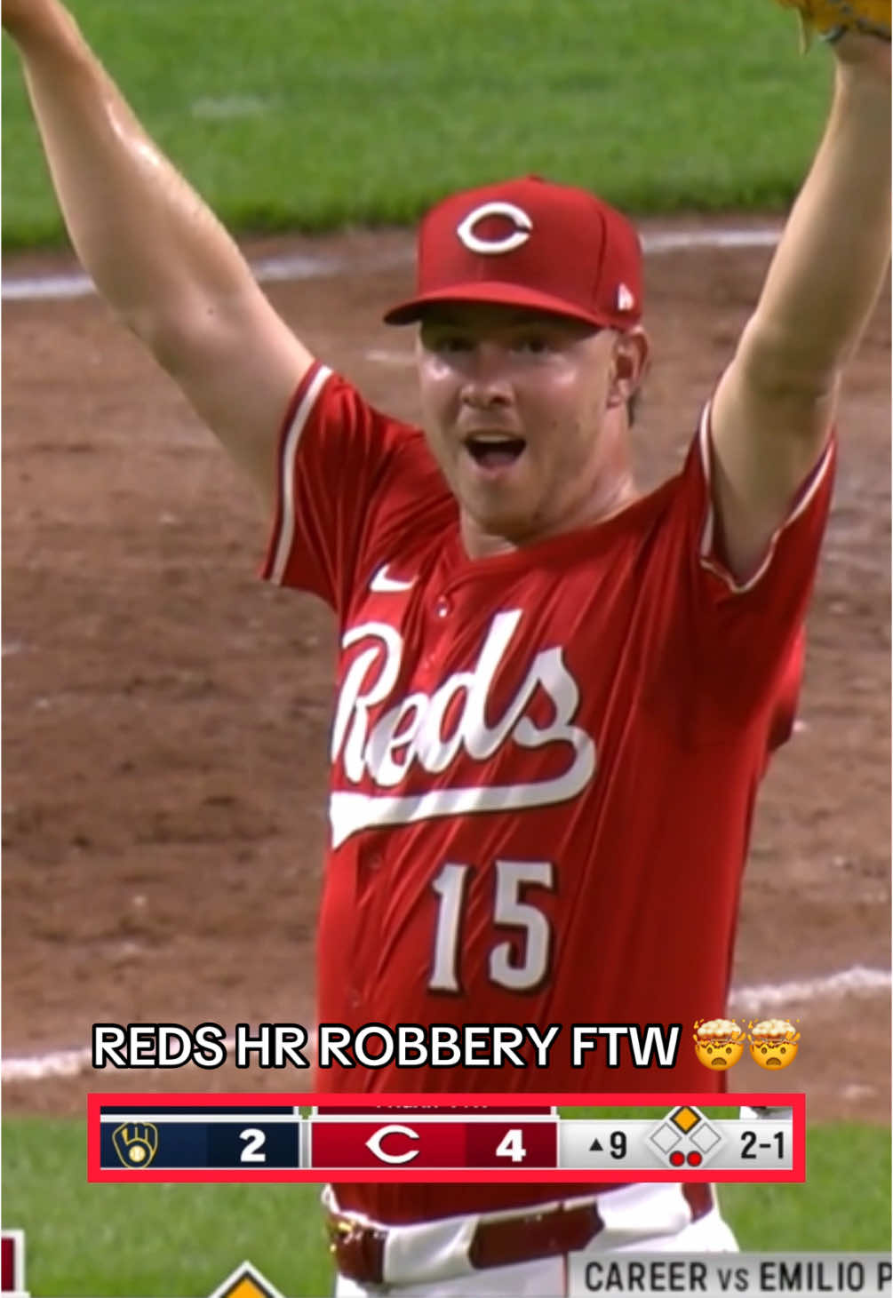 TERRY FRIEDL CALLED GAME 😤🔥 @MLB @FanDuel Sports Network #reds #MLB #baseball 