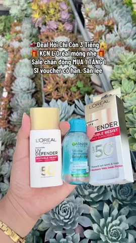 Kem chống nắng L’Oréal vạch đỏ mỏng nhẹ thoáng mịn #kemchongnang #kemchongnangnangtone #kemchongnangkiemdau #lorealparis #saleluongve #tiktokshop 