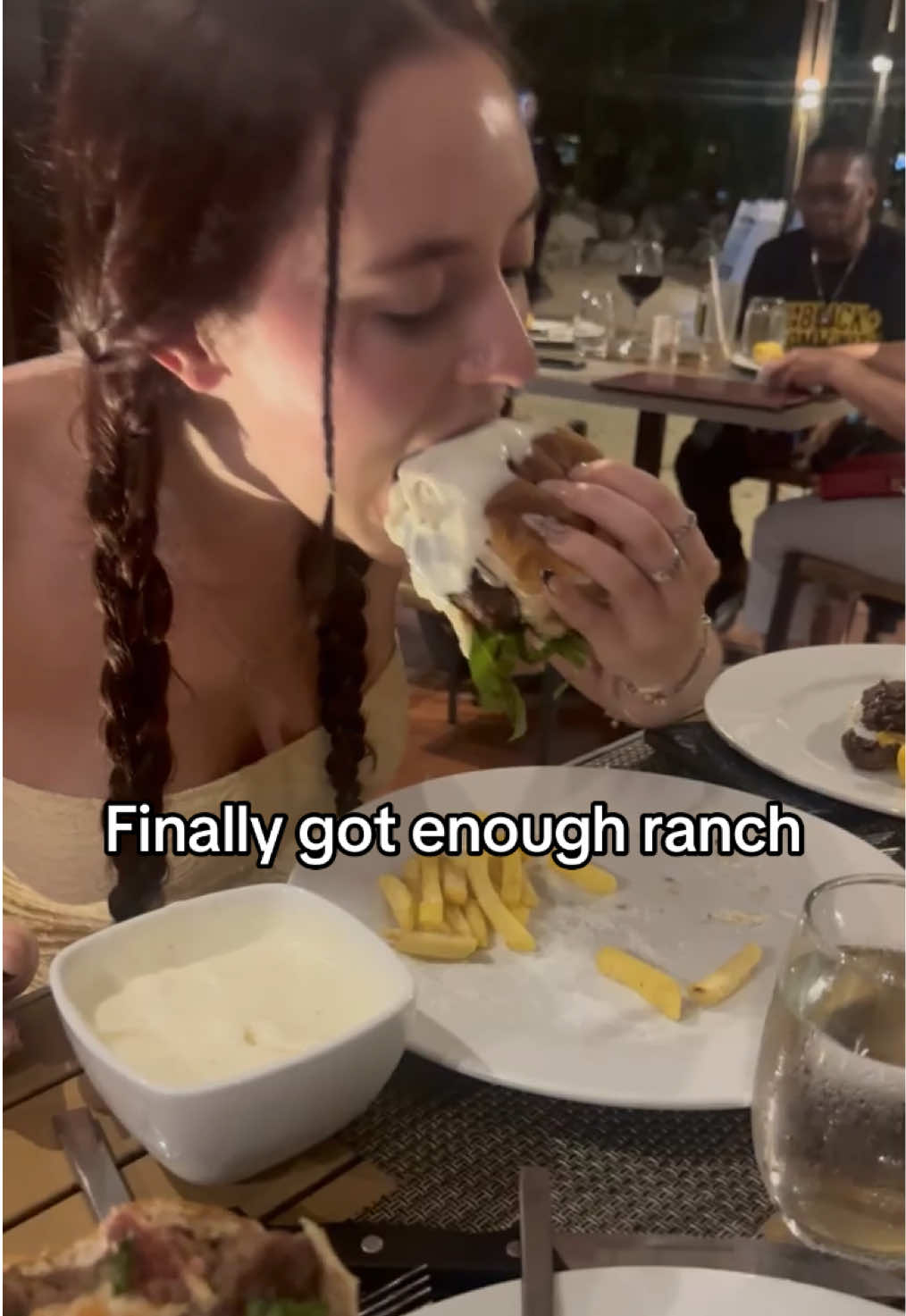 For all my ranch lovers out there #fyp #xyzbca #ranch #food #islandlife #burger #mukbang 
