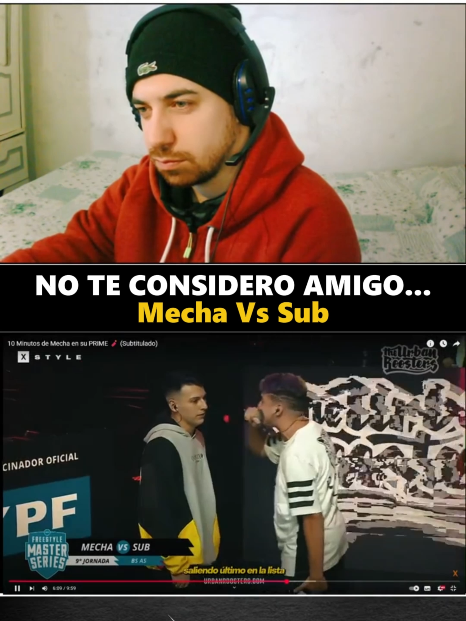 NO TE CONSIDERO AMIGO...Mecha Vs Sub#paratiiiiiiiiiiiiiiiiiiiiiiiiiiiiiii #viralvideos #shorts #Suscribite #fyp #fypシ゚ #urbanroosters #urbanroostersnetwork #redbull #freestyle #rap #FMS #batallasdegallos #FMSEspaña #FMSArgentina #FMSMexico #FMSChile #FMSPeru #fmscolombia