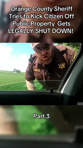 Orange County Sheriff Tries to Kick Citizen Off Public Property  Gets LEGALLY SHUT DOWN! 