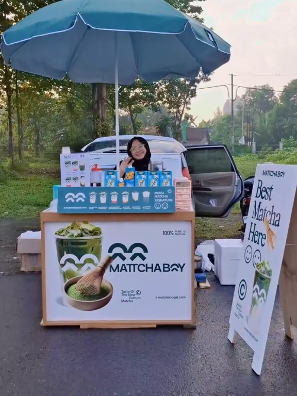 Ngaku matcha lovers ? nggak sah kalau belum nyobain produknya Matchaboy yang 100% Pure Matcha. Saat ini kami open di Stadion Sultan Agung setiap Minggu pagi ya #purematcha #matchalover #machajogja #yogyakarta #jogja #matcha #matchaboy
