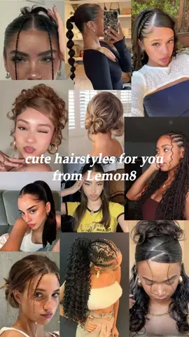 Check these cute hairstyles for summer🎀 #hairstyles #Summer #fyp #viral #hairinspo #hairideas 