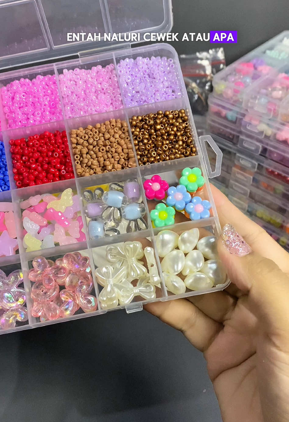 buat cewe-cewe harus liat ini💖#manik #beads #setmanik #manikmanik 