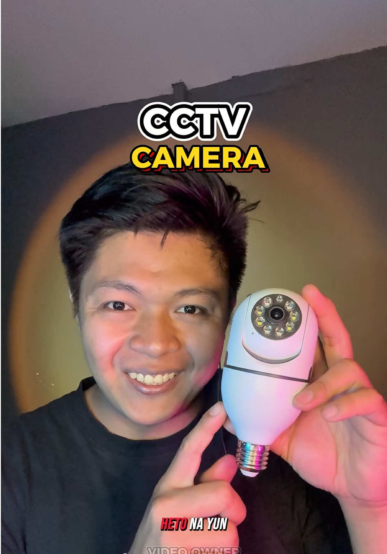 Wireless lightbulb CCTV camera dagdagan ang ang security sabahay oh negosyo mo #cctv #surveilancecamera #camera #v380 #v380pro #securitycamera 