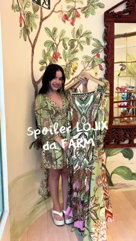 Disponível amanhã (05/06) 12hrs na LOJIX que acontece no site da FARM⭐️, lembra que: Tem DESCONTO + FRETE GRÁTIS acima de 399 usando meu código de vendedora Z509💗 Vou postar link de tudo nos stories 🤭 #spoiler #farmrio #adorofarm #farmete #fy #viral #lojix #lancamento 