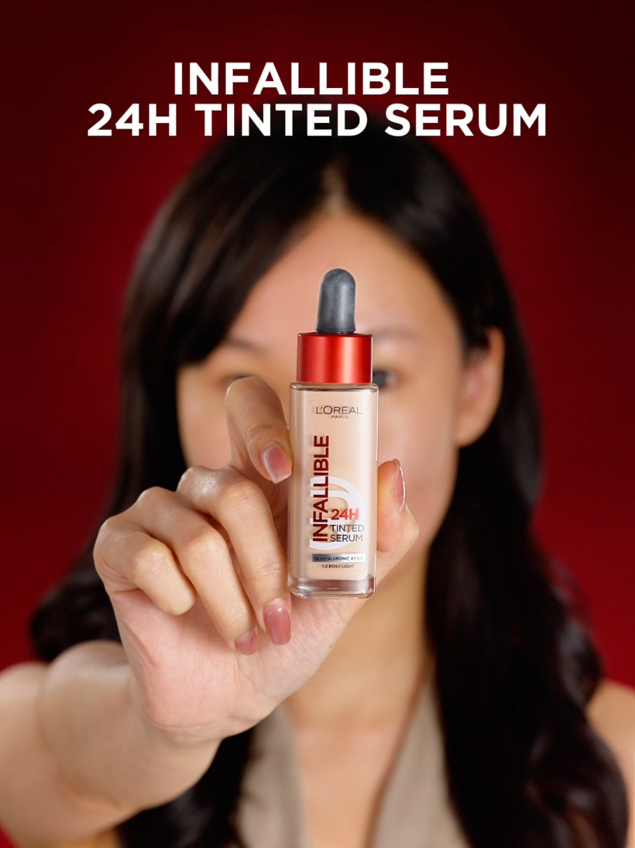 Glow like you mean it! INFALLIBLE TINTED SERUM 2-IN-1. Lightweight, skin-loving coverage💖 Shop Now!🛒 #serumfoundation #tintedserumloreal #skintint #2in1SerumFoundation #GlowingSkinGoals #MakeupMeetsSkincare #FlawlessAllDay #NoFilterNeeded #HealthySkinFinish 
