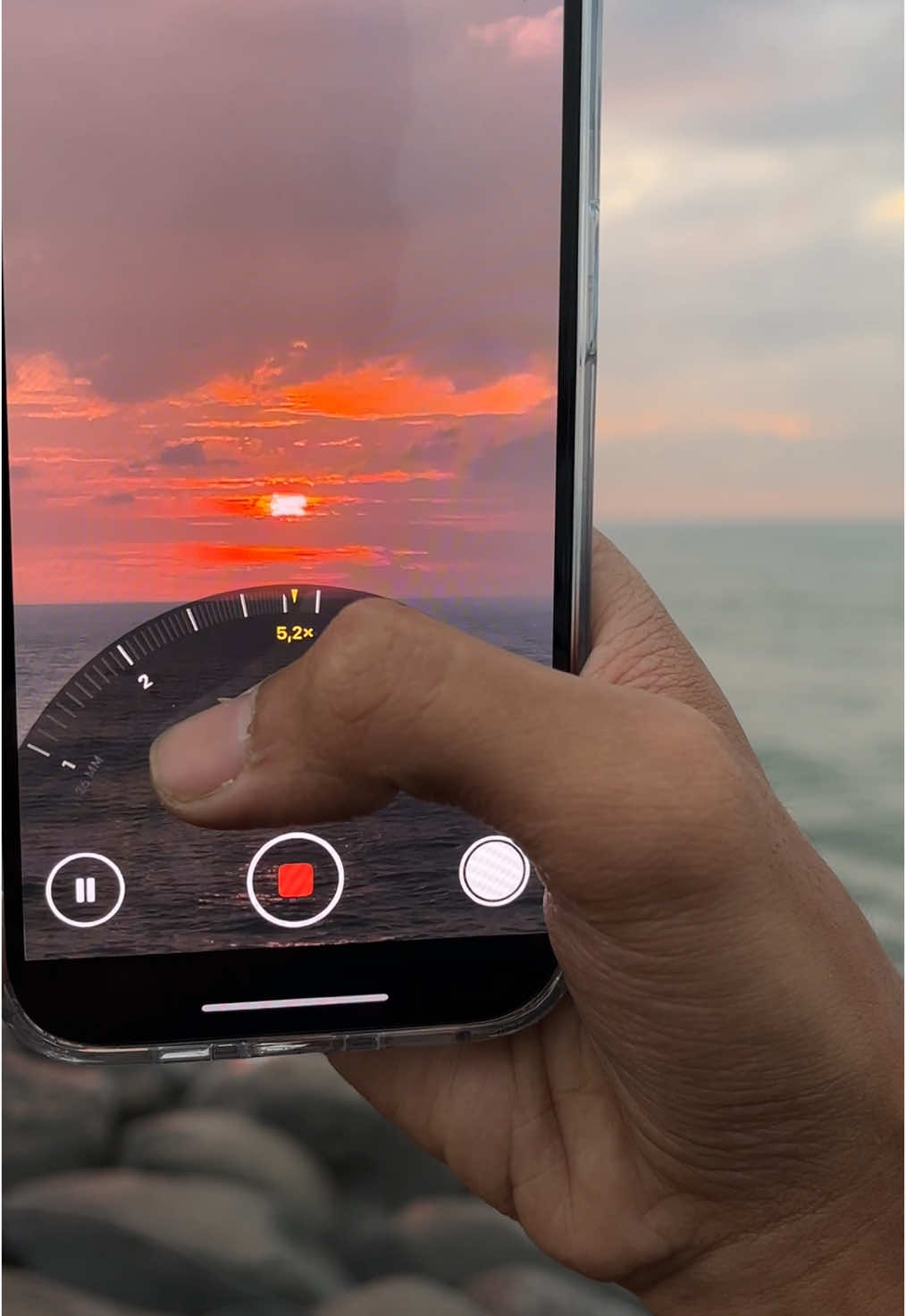 Tes zoom ip 15 bersama somebody’s pleasure#sunset #somebodyspleasure 