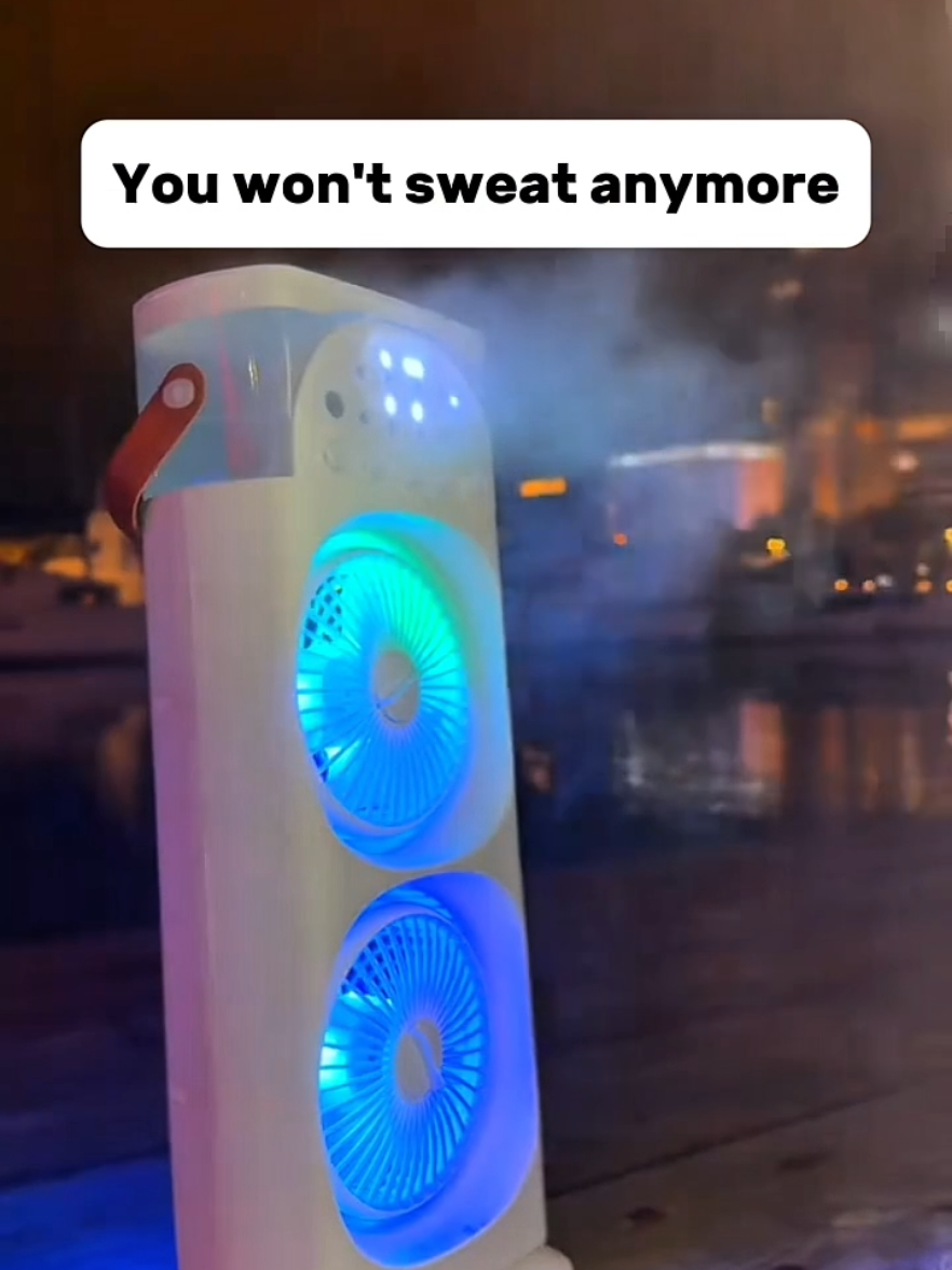 Double-head spray fan for air conditioner #foryoupage #foryoupage   #AliExpressGoodFinds #aliexpresshaul #bestproducts #coolgadgets #coolstuff #gadgets #fyp 