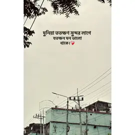 দুনিয়া ততক্ষণ সুন্দর লাগে যতক্ষণ মন ভালো থাকে ❤️‍🩹#topmoments #bdtiktokofficial🇧🇩 #বাংলাদেশি_ভাইরাল_টিকটক #bdtiktokofficial #newtrending @TikTok @TikTok Bangladesh ##CapCut