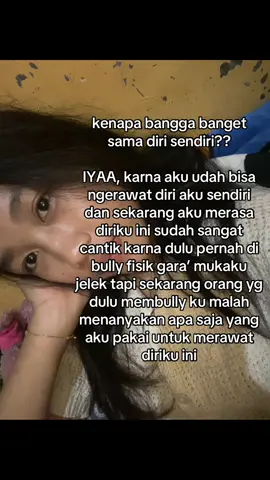 gapapa, walaupun aku masi sering insecure tpi aku udah pd dgn diriku ini, karna sudah melewati semuanya, akan ku ubah diriku selanjutnya❤️‍🩹❤️‍🩹#fypage #cantik #bismillahcantik 