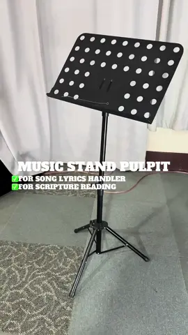 Stand for song lyrics, tablet or scripture. Very useful sa church or gigs #songlyrics #music #musicstand #portablestand 