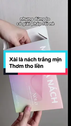 Ta ưng cái mặt nạ nách này ghê á bây ơi!!! Nó dịu mà nó dưỡng nách đỉnh nóc kịch trần! Mua thử xài là mê á 🥹☺️  #matnanach #giamthamnach #giamhoinach #thamnach #hoinach #chamsocnach #mask 