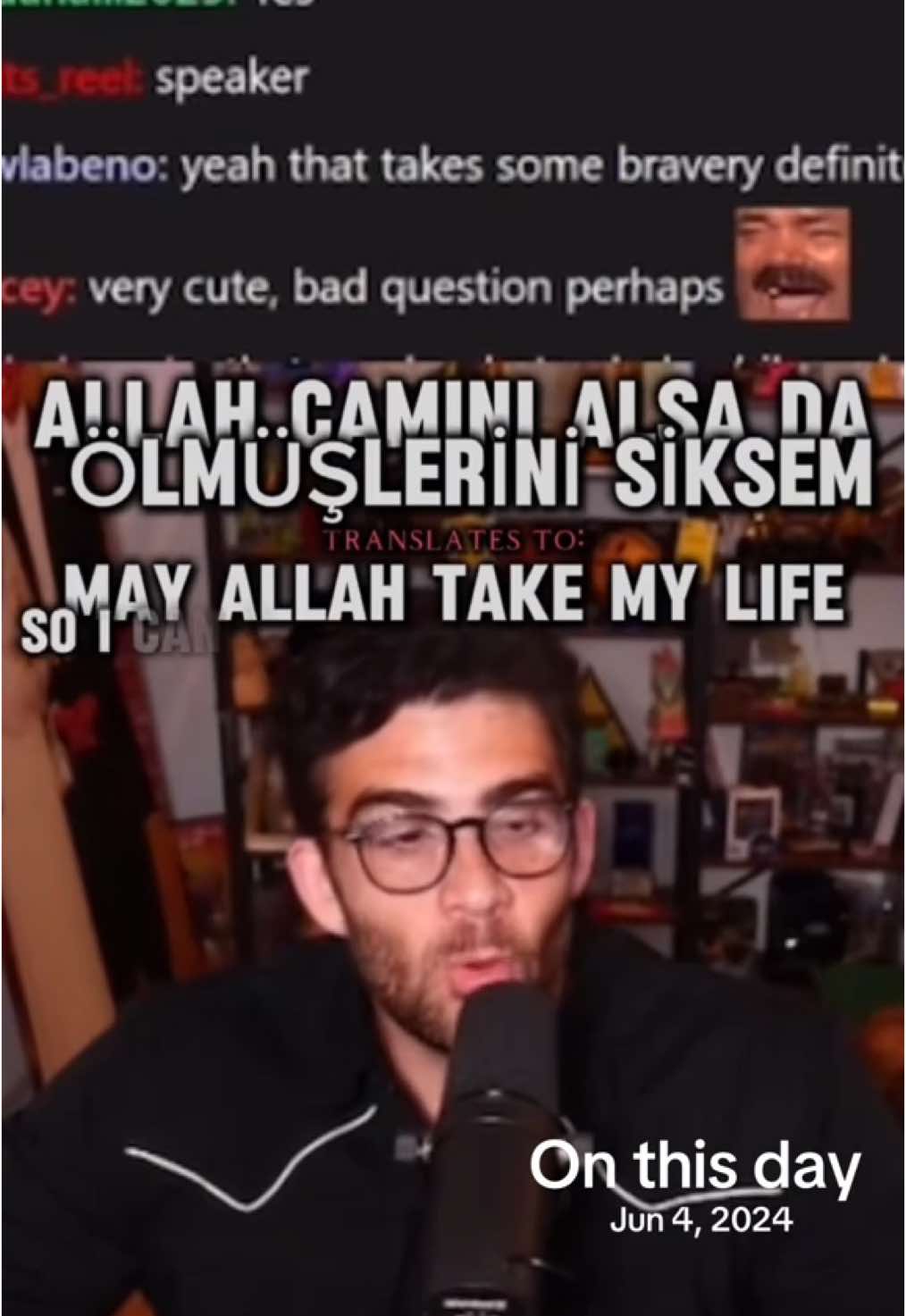 I usually don't repost edits but happy one year to one of my favorite chatter moments (and of course it's mhud) #onthisday #hasanabi #foryou #hasanpiker #fyp #hasanabiclips #foryoupage #pourtoi #twitch #twitchstreamer #curse #interesting #themoreyouknow #turkish 