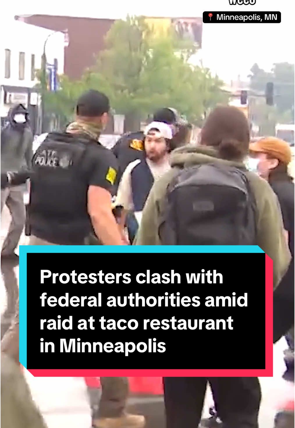 Federal law enforcement officers raided a Minneapolis taco restaurant Tuesday morning, sparking protests from immigrant rights activists and neighbors. Minneapolis' mayor and police chief say the raid had nothing to do with immigration enforcement, and instead, it was part of a federal criminal investigation. 