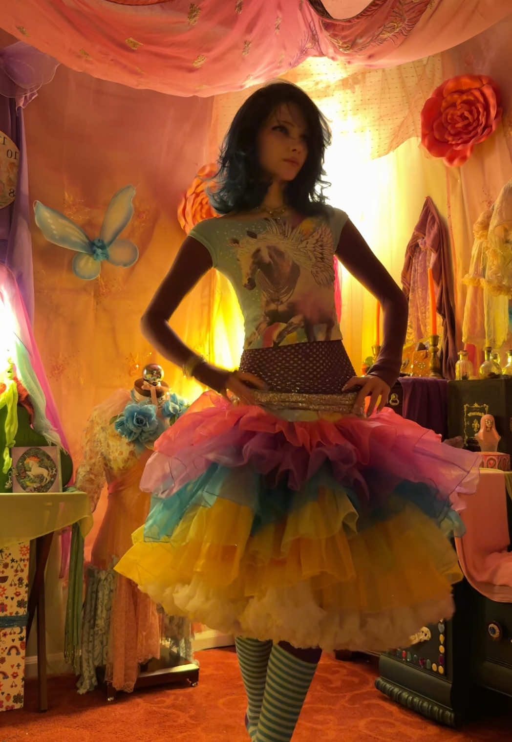 happy pride month yay😸☝🏻🦋💜 #wlw #barbiefairytopia 