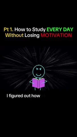 Part 1 - How to STUDY EVERYDAY Without Losing Motivation #LearnOnTikTok #knowledge #studyeveryday #studymotivation #studyhacks #productivitytips #studytok 