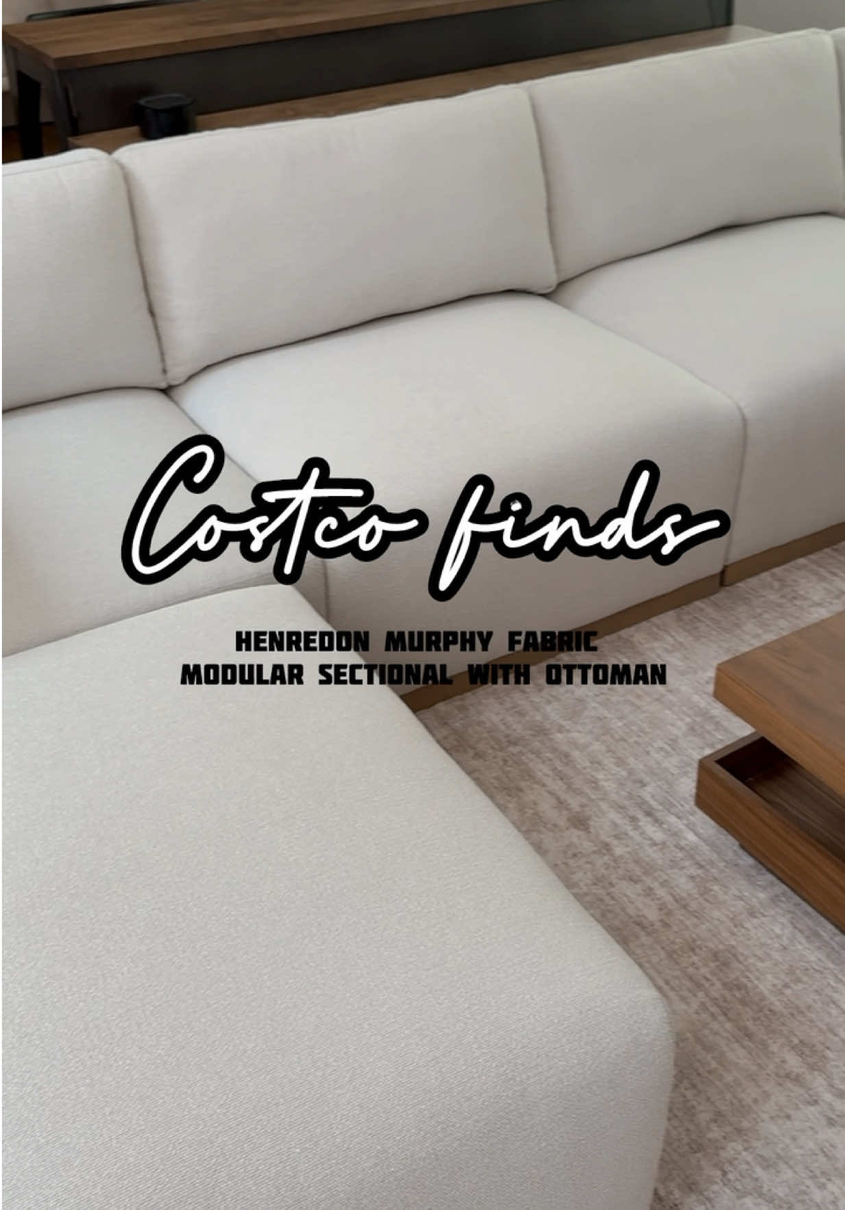 The most beautiful couch from @Costco Wholesale 😍 #costco #costcofinds #modernhome #modernhouse #moderndesign #moderndecor 