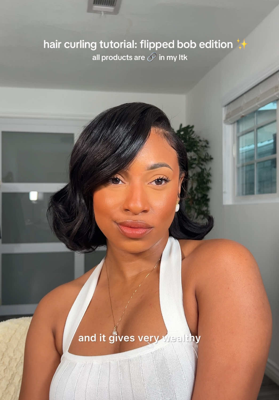 Replying to @AuntieBel Flipped Bob Hairstyling Tutorial | #summerhairstyle #flippedbob #hairstylestutorials @Kérastase 