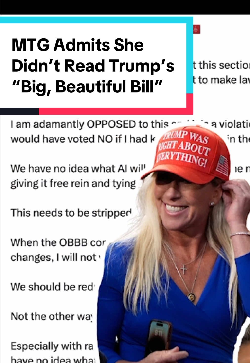 Turns out some House Republicans are having second thoughts about voting yes on Trump's 