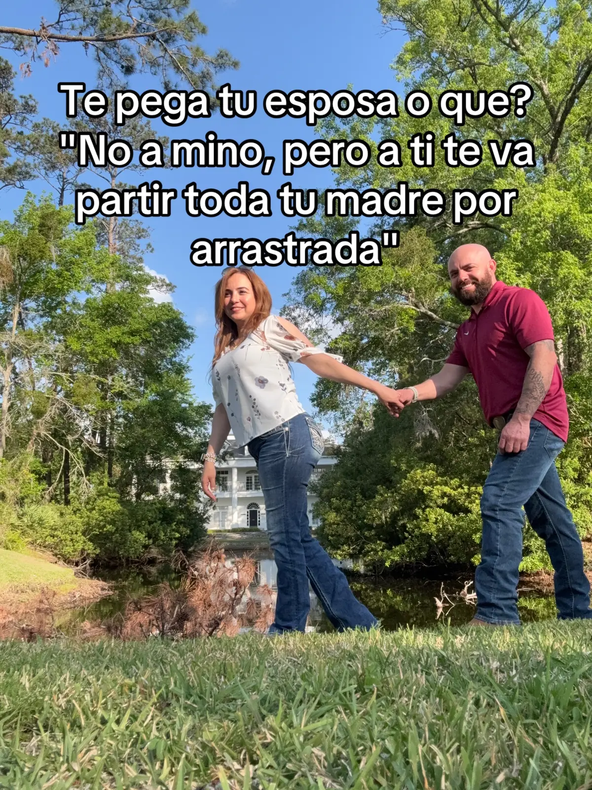 Te pega tu esposa o que? 