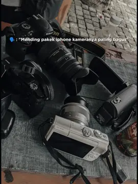 betul iphone lebih fleksibel, praktis & efisien tetapi... 🤫 #canon #sony #nikon #panasonic #mirroless #kameratele #handycam #fotografer #videografer #testingcamera #iphone 
