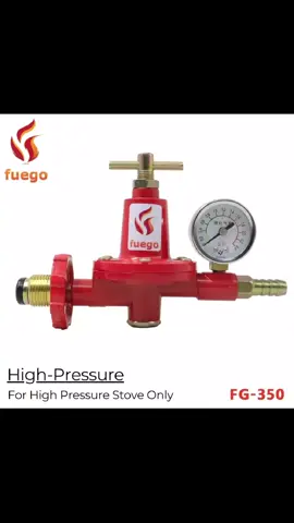 Fuego Gas High Pressure LPG Regulator with Pressure Gauges and Brass Connector and LPG Hose  #fuego #regulator #lpgregulator #gasstove #gauge #lpghose #fyp #fyppppppppppppppppppppppp 