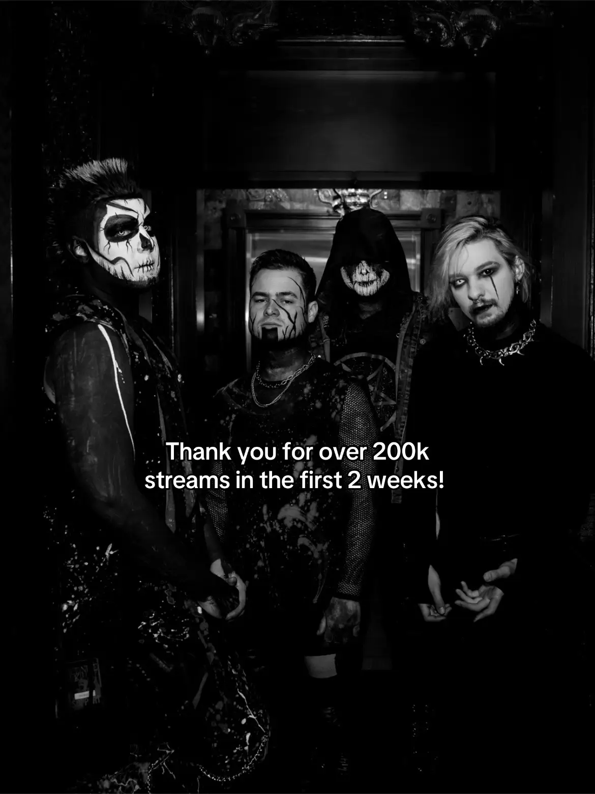 Because of you, “Make Me Disappear” has officially become our biggest release week in the history of this band.  This marks the beginning of the next era of Dark Divine.  Thank you to our beloved and ever-growing, Reapercult.  We are nothing without you. 📷: @Shawn Brandon Media  #darkdivine #thriller #makemedisappear #newmusic #metal #metalcore #octane #floridametal 