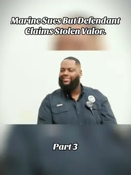 Marine Sues But Defendant Claims Stolen Valor. #fyp #foryou #foryoupage #trending #viral #court 
